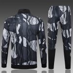 Arsenal 24-25 Black Grey Splatter Long Zip Jacket - 图片 2