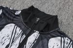 Arsenal 24-25 Black Grey Splatter Long Zip Jacket - 图片 8