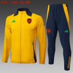 Arsenal 24-25 Yellow Long Zip Jacket (Red Label Woven Fabric)