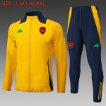 Arsenal 24-25 Yellow Long Zip Jacket (Red Label Woven Fabric) - 图片 2