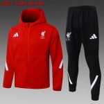 Liverpool FC Red Long Zip Jacket with Hood
