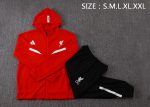 Liverpool FC Red Long Zip Jacket with Hood - 图片 2