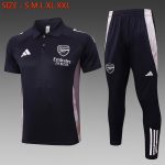 Arsenal 24/25 Polo Shirt Dark Grey
