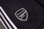 Arsenal 24-25 Short Sleeve Grey Purple Training Suit - 图片 3