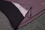 Arsenal 24-25 Short Sleeve Grey Purple Training Suit - 图片 5