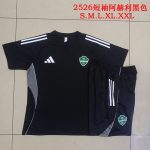 Al Ahly Black Short Sleeve Training Shirt - 图片 9