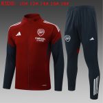Arsenal Maroon (White Badge) Kids Long Zipper Jacket - 图片 2
