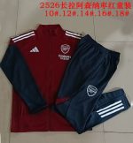 Arsenal Maroon (White Badge) Kids Long Zipper Jacket - 图片 3