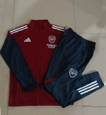 Arsenal Maroon (White Badge) Kids Long Zipper Jacket - 图片 4