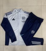 Arsenal 25/26 Light Gray Long Zip Jacket - 图片 9