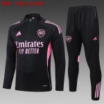 Arsenal Black (Pink Ads) Half-Zip Jacket