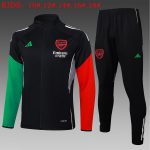 Arsenal Black Kids' Long Zipper Jacket
