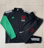 Arsenal Black Kids' Long Zipper Jacket - 图片 4