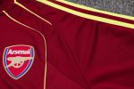 Arsenal Maroon Retro Half-Zip Jacket (Yellow Trim) - 图片 6