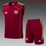 Arsenal Maroon Retro Vest (Yellow Trim)