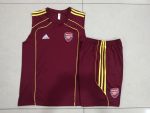 Arsenal Maroon Retro Vest (Yellow Trim) - 图片 9