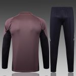 Arsenal Gray Purple Half-Zip Jacket - 图片 2