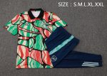 Arsenal 24/25 Polo Shirt Red Green Splatter - 图片 2