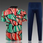 Arsenal 24/25 Polo Shirt Red Green Splatter - 图片 6