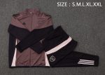 Arsenal 24-25 Long Zipper Jacket Grey Purple - 图片 2
