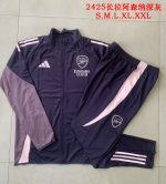 Arsenal 24/25 Long Zip Jacket Dark Gray - 图片 9