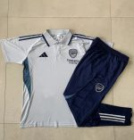 Arsenal Light Gray Polo - 图片 9