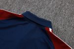 Arsenal Navy Blue Retro Polo Shirt (Sleeves Maroon) - 图片 3
