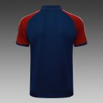 Arsenal Navy Blue Retro Polo Shirt (Sleeves Maroon) - 图片 7