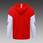 Arsenal Red Long Zip Jacket with Hood - 图片 8