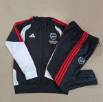 Arsenal Black Kids' Long Zipper Jacket - 图片 3