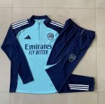 Arsenal Light Green Half-Zip Jacket Kids - 图片 4