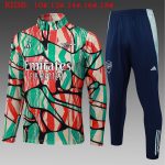 Arsenal 24/25 Half-Zip Kids' Red Green Splatter - 图片 2