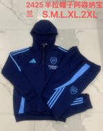 Arsenal 24-25 Half-Zip Hoodie - 图片 9