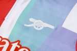 Arsenal 24-25 Half-Zip Jacket Red White Green Splatter - 图片 5