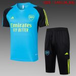 Arsenal 24-25 Light Blue Short Sleeve Training Suit