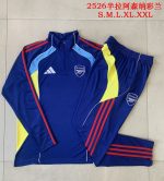 Arsenal Retro Half-Zip Jacket (Blue/Yellow) - 图片 9